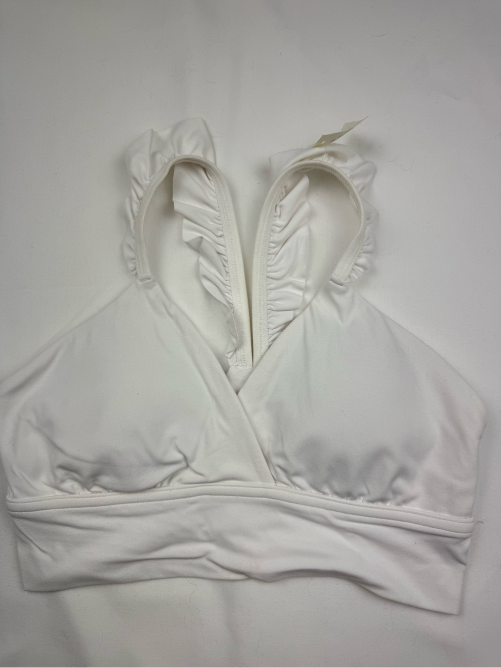Offline by aerie‎ White Ruffled Strap bra Top